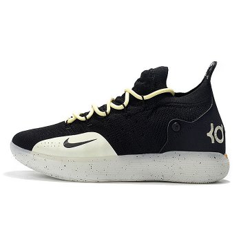 Glow In The Dark Nike KD 11 Black White-Yellow Shoes